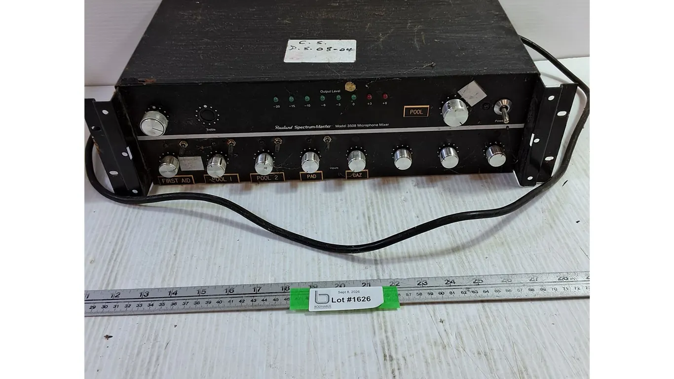 Rauland Spectrum-Master Microphone Mixer - Powers On