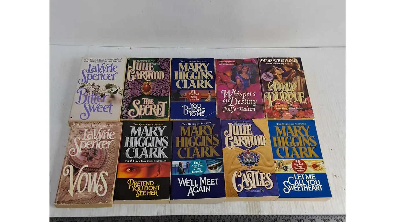 (10) Paperback Romance Novels