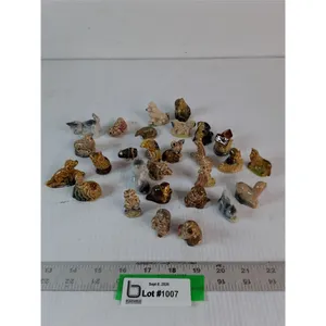 Assorted Red Rose Tea Ornaments