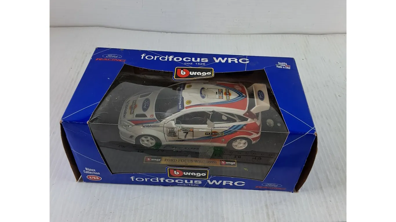 Ford Focus WRC Ford Racing Miniature Car 1:24 Scale With Box