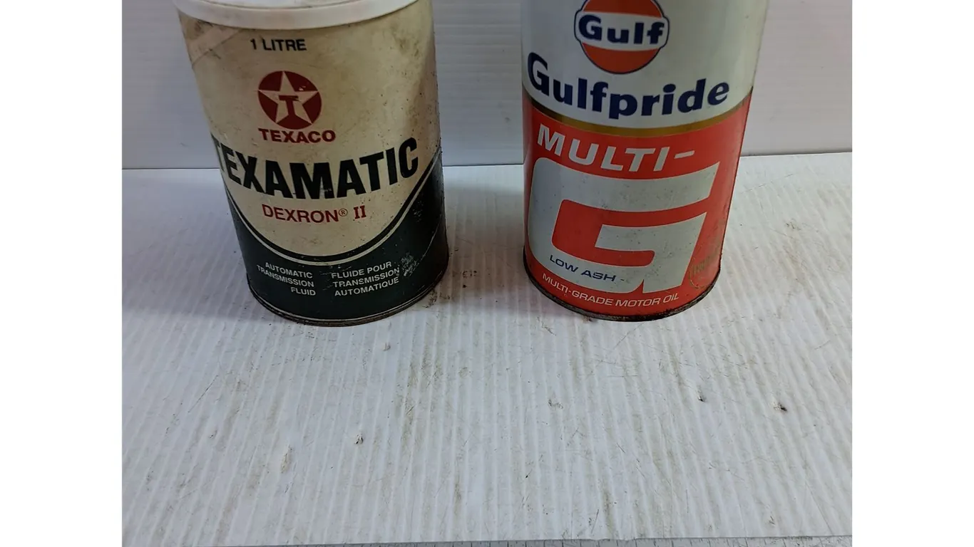 Gulfpride Multi-G Motor Oil & Texaco Texamatic Dexron II Automatic Transmission Fluid, Pickup Only