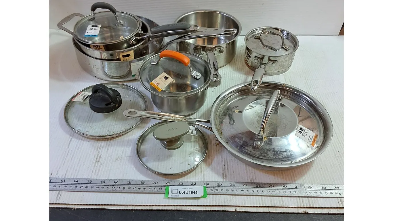 T-FAL & Cuisinari Pots, Pans, & Lids