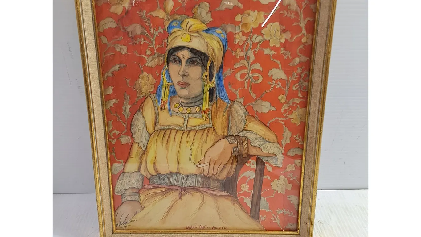 Artwork Featuring Ouled Nail woman from Algeria by M.H. Williams