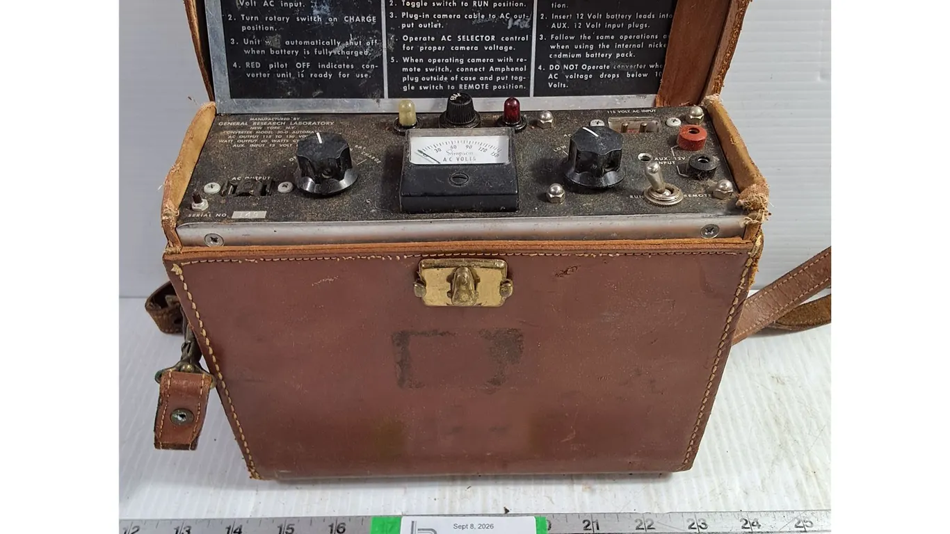 Vintage Power Converter and Battery Charger Unit-as is
