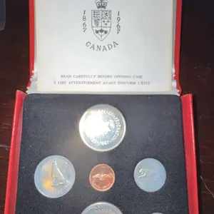 1967 Canada Confederation Centennial Coin Set in Case