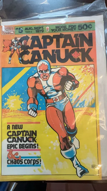 Captain Canuck #5 Comic Book August 1979