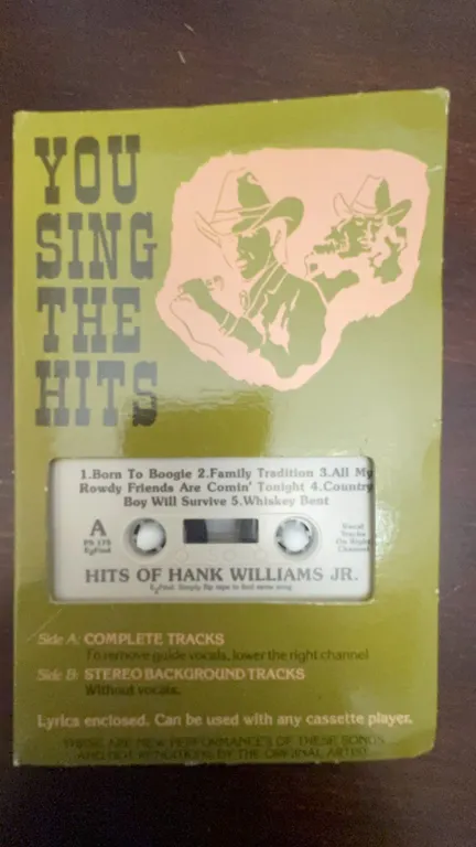 Hits of Hank Williams Jr. You Sing the Hits Cassette