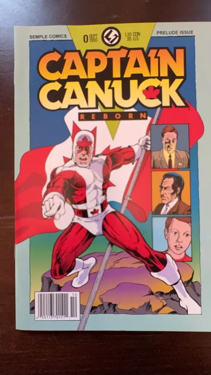 Captain Canuck Reborn #0 Prelude Issue Comic Book