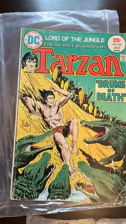 Tarzan No. 209 July 1972 DC Comic Book "Drums of Death"