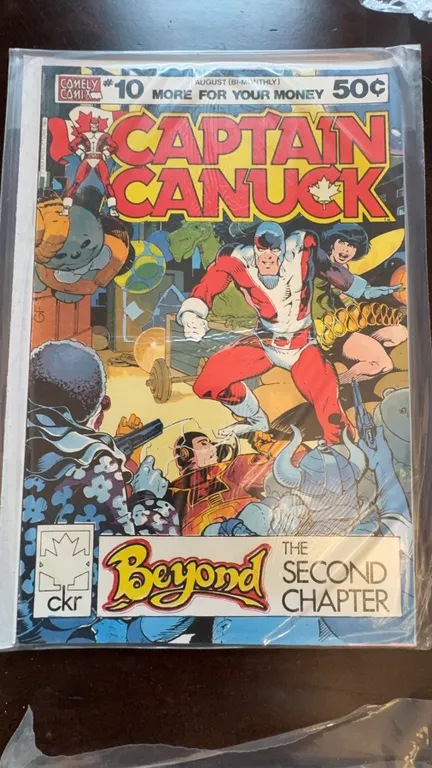 Captain Canuck #10 August 1981 Comic Book