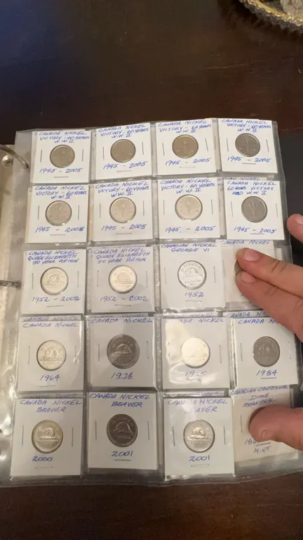 Canada Nickel Five Cent Collection 1946–2001