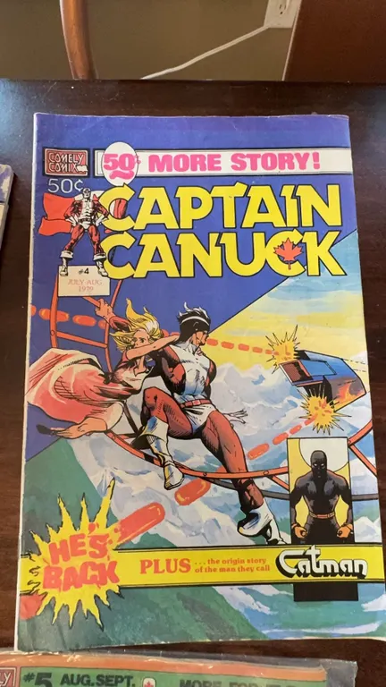 Captain Canuck No. 4 July 1976 Comic Book
