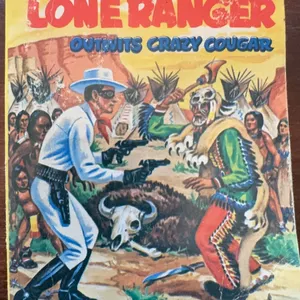 The Lone Ranger Outwits Crazy Cougar Big Little Book