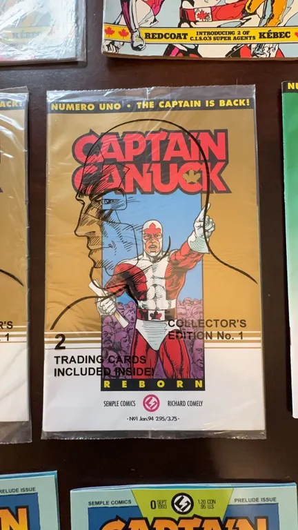 Captain Canuck Reborn Collector's Edition No. 1 with Trading Cards