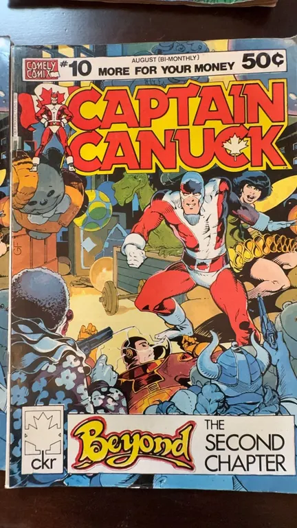 Captain Canuck Comic Issue #10 August (Bi-Monthly)