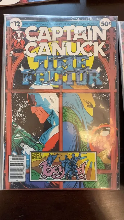 Captain Canuck #12 Comic Book Time Factor Issue