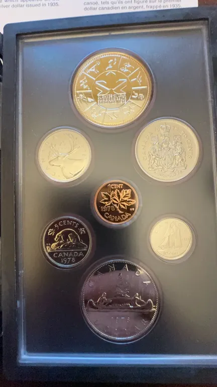 1978 Royal Canadian Mint Double Dollar Proof Set