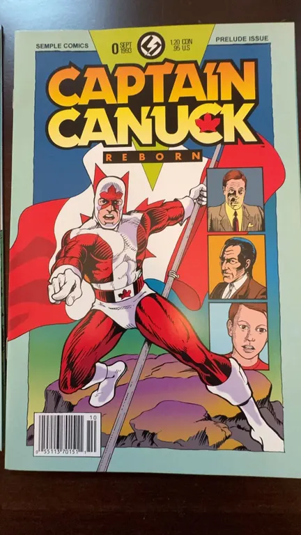 Captain Canuck Reborn Prelude Issue 0 Comic Book