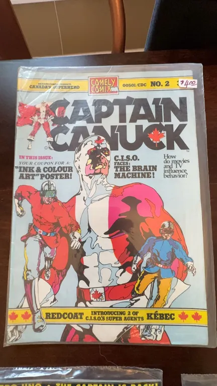 Captain Canuck No. 2 Comic, Camely Comics, 1975
