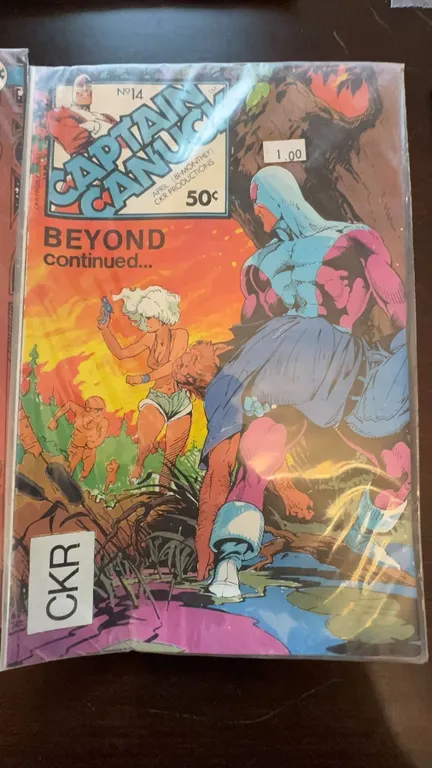 Captain Canuck No. 14 Comic Book (50¢ Cover Price)