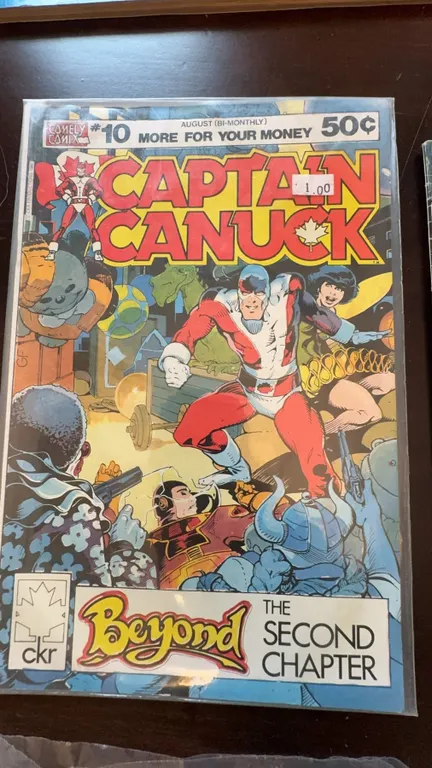 Captain Canuck #10 Comic Book, August Issue