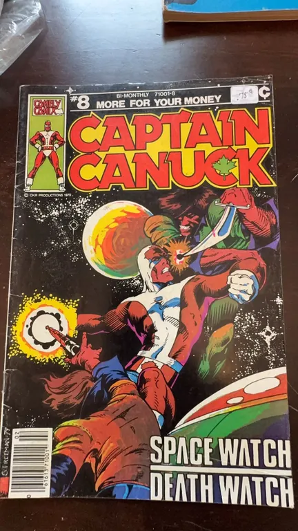 Captain Canuck Comic Book Issue #8 Space Watch Death Watch