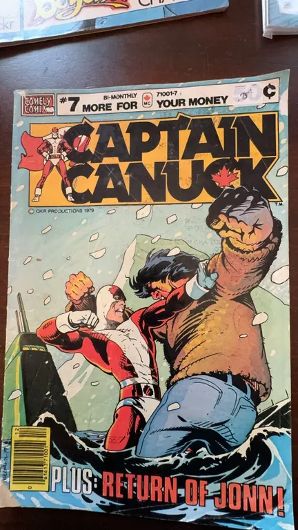 Captain Canuck #7 Comic Book 1979 CKR Productions