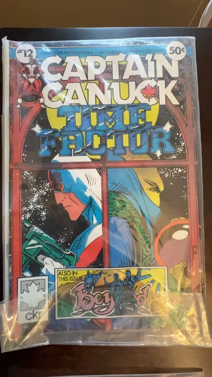 Captain Canuck #12 Comic Book (Time Factor)