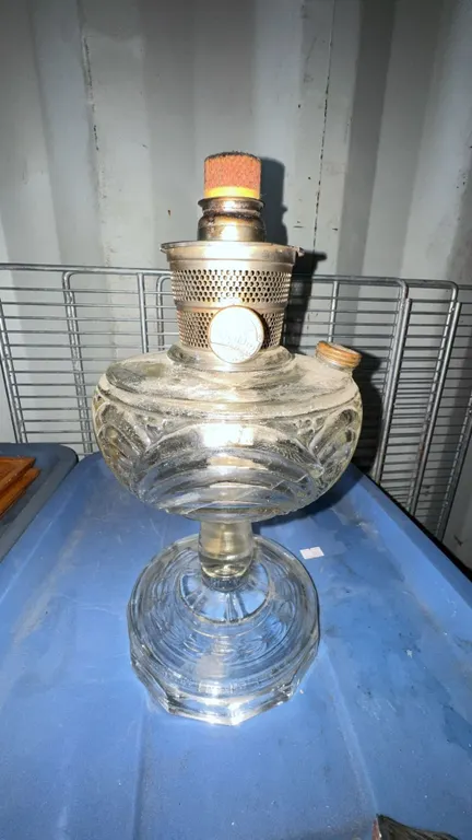 Aladdin Nu-Type Model B Glass Oil Lamp 12 Inch