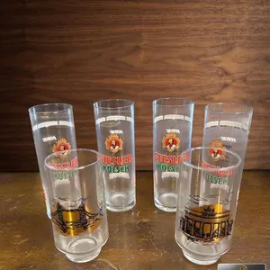 6 Giesler Kölsch Glasses Collectors Edition
