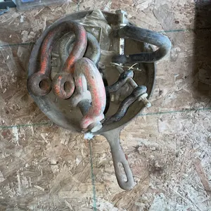 Heavy Duty Shackles and Cast Iron Pan