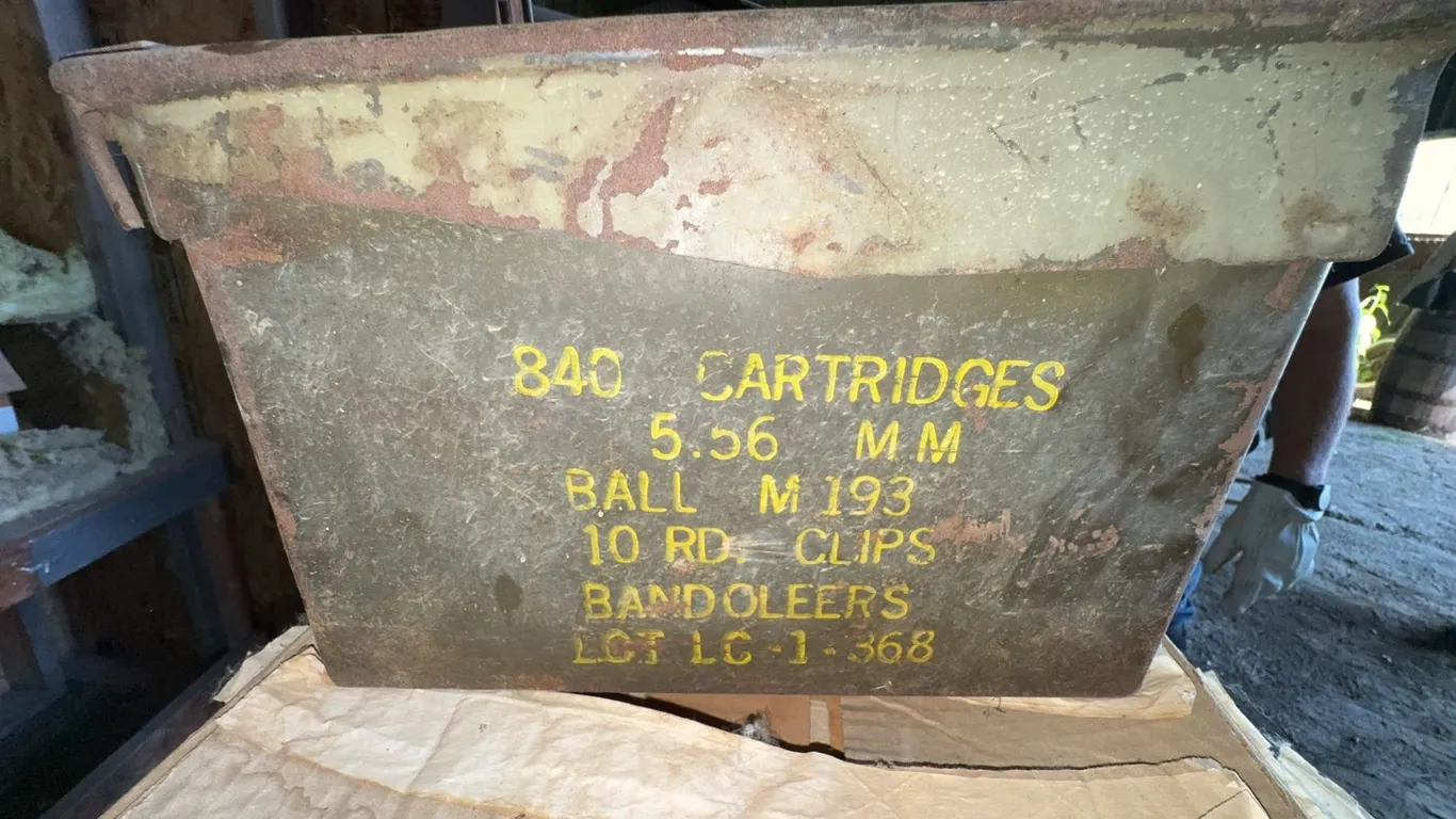 840-Cartridge 5.56mm M193 Ball Ammo Can with 10-Round Clips