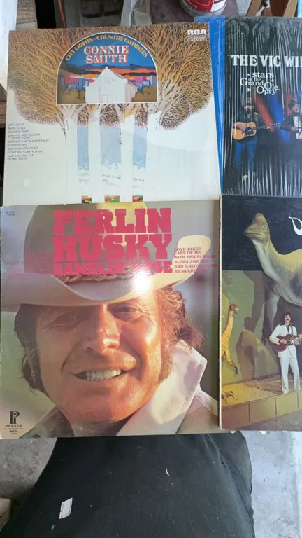4 Country and Polka Vinyl LP Records