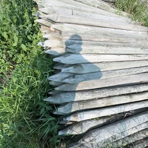 Treated Wood Fence Posts, 7 Foot Length