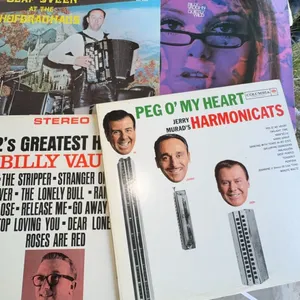 4 Vintage Vinyl Records Including Billy Vaughn and More