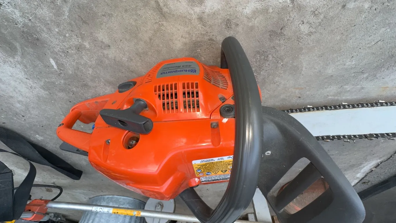 Husqvarna 455 Rancher Gas Chainsaw with Bar and Chain