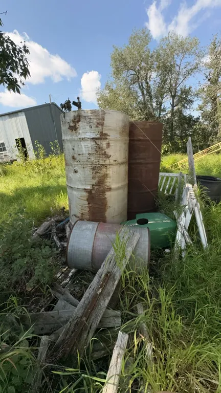 Used Metal Barrels, Tanks and Miscellaneous Items