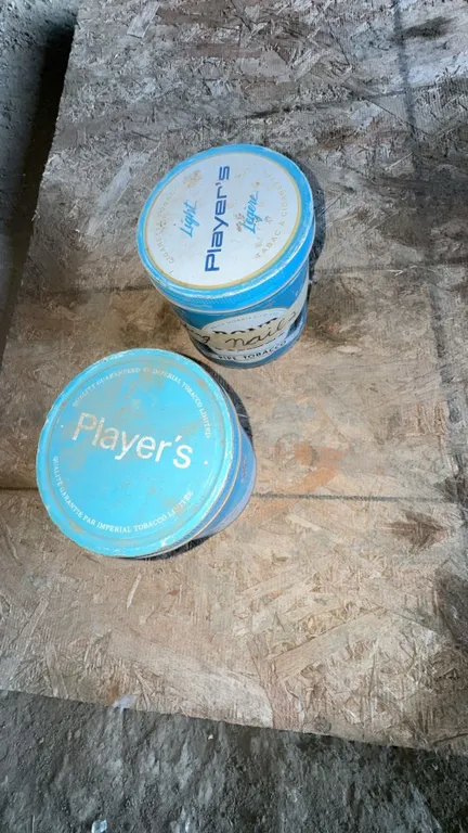 Player's Navy Cut Tobacco Tins, Set of 2