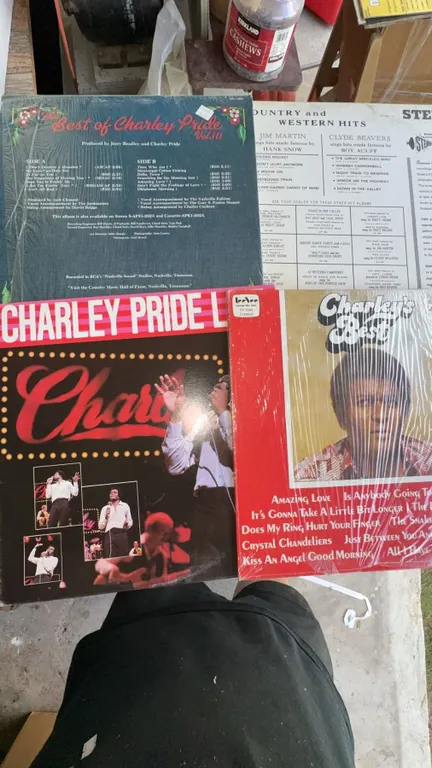 Charley Pride Vinyl Records Bundle (4 LPs)