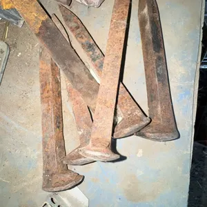 Vintage Railroad Spikes and Brass Blowtorch