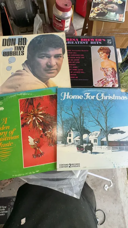Vinyl Records Featuring Don Ho and Christmas Albums