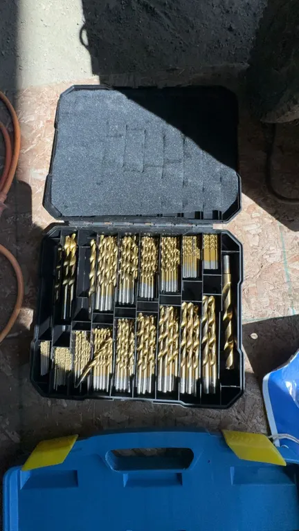 Mastercraft Titanium-Coated Drill Bit Set in Case