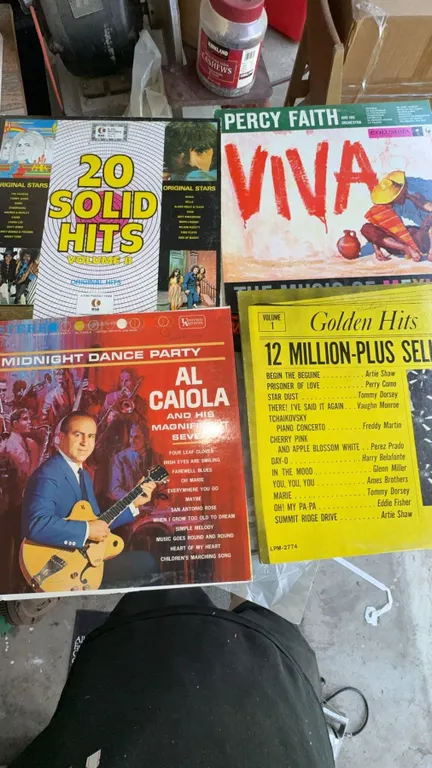 5 Assorted Vinyl LP Records