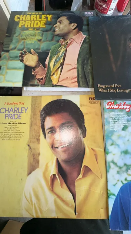 Charley Pride Vinyl Record Lot, Four Albums, RCA Victor