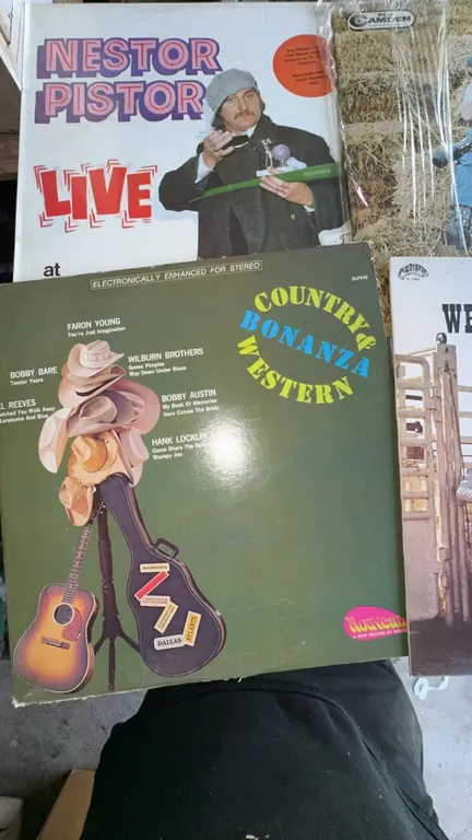 4 Country and Comedy Vinyl LP Records