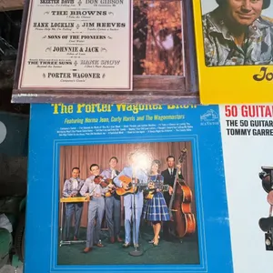 4 Country Music Vinyl LP Records
