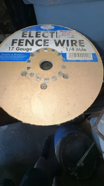 Three Spools of Electric Fence Wire 17 Gauge 1/4 Mile Each