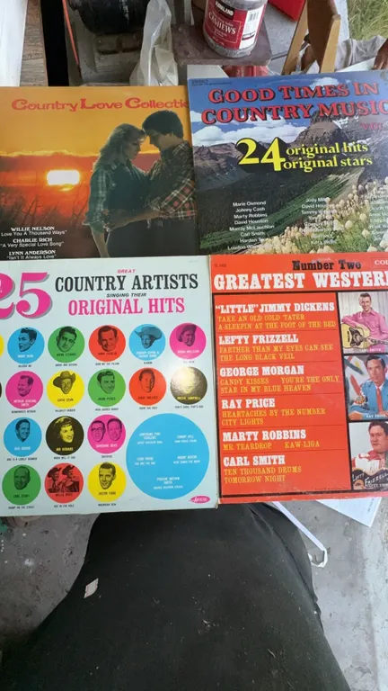 Country Music Vinyl Records Collection