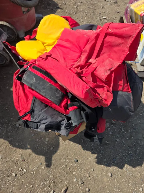 Box of life jackets- sizes vary