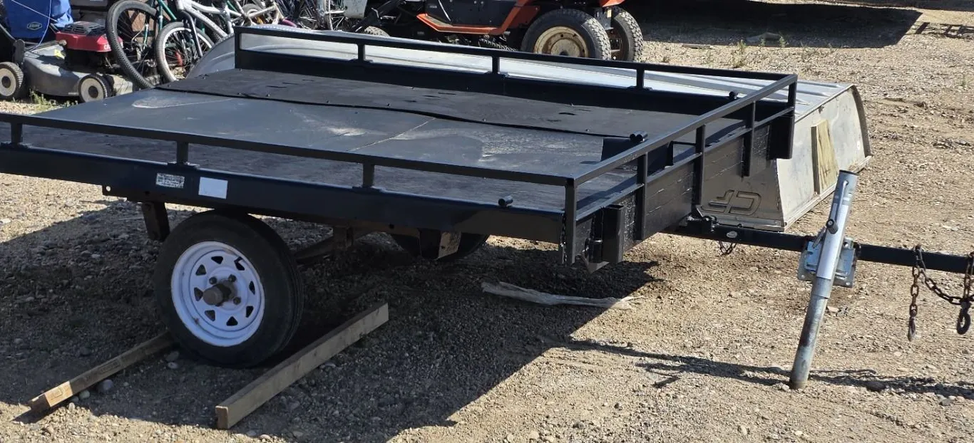 Double sled trailer- no vin- 7ft by 8ft